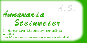 annamaria steinmeier business card