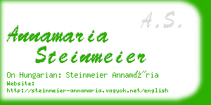 annamaria steinmeier business card